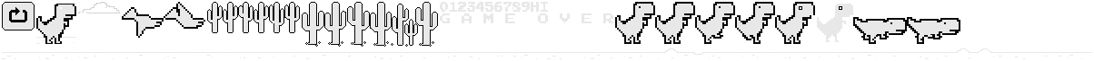Dino Chrome Online Game Sprite 1